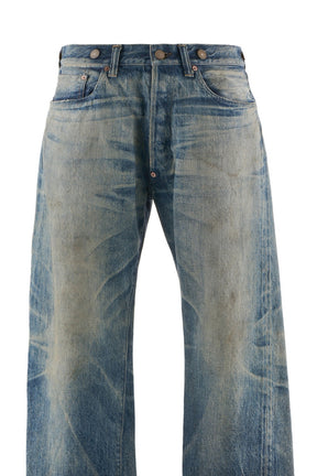 BB_DENIM PNT/5PKTS DAMAGE / BLU