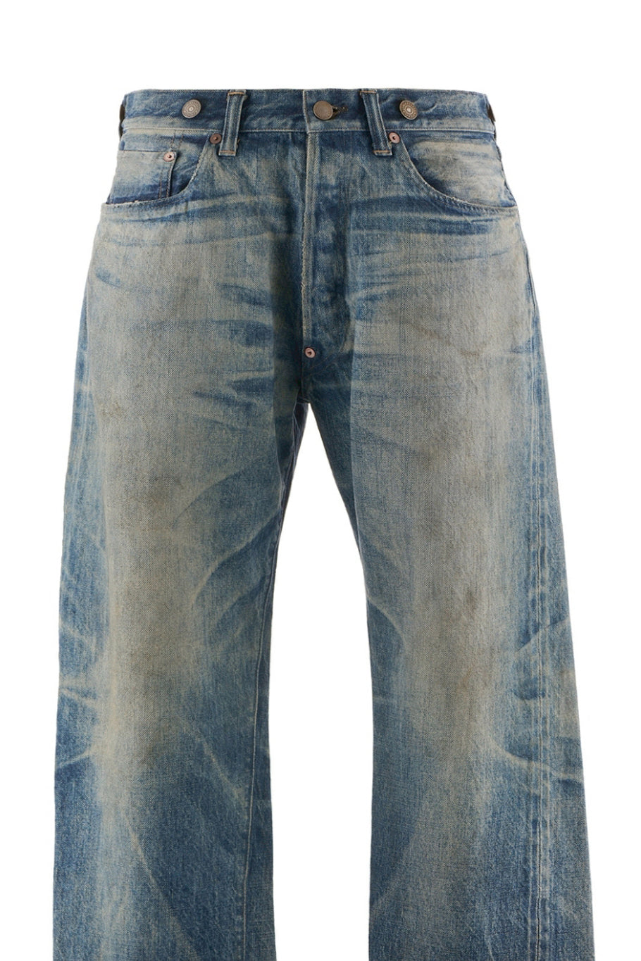 BB_DENIM PNT/5PKTS DAMAGE / BLU