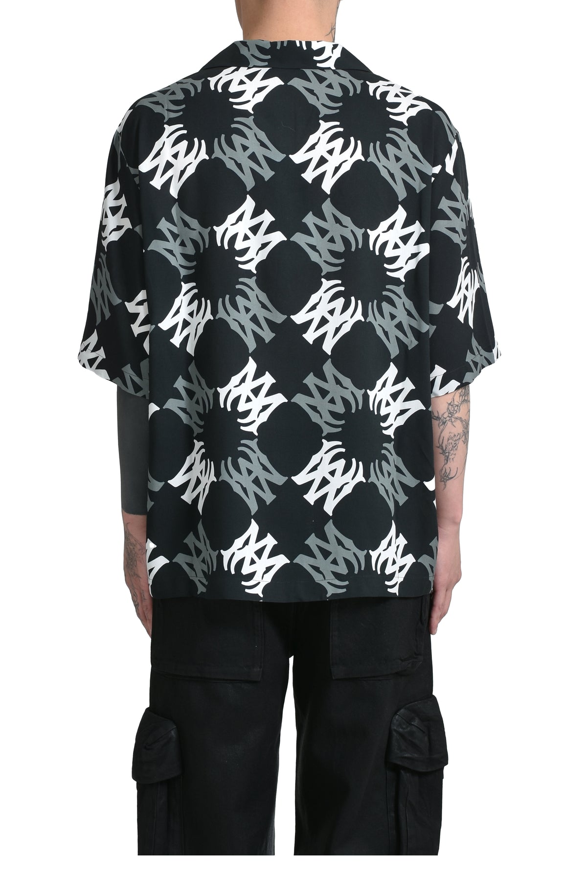 MA QUAD BOWLING SHIRT / BLK