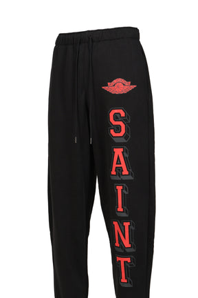 M J SM FLC PANT / BLK