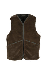 TECH REVERSIBLE BRITISH HUNTER FUR VEST / D.GRN