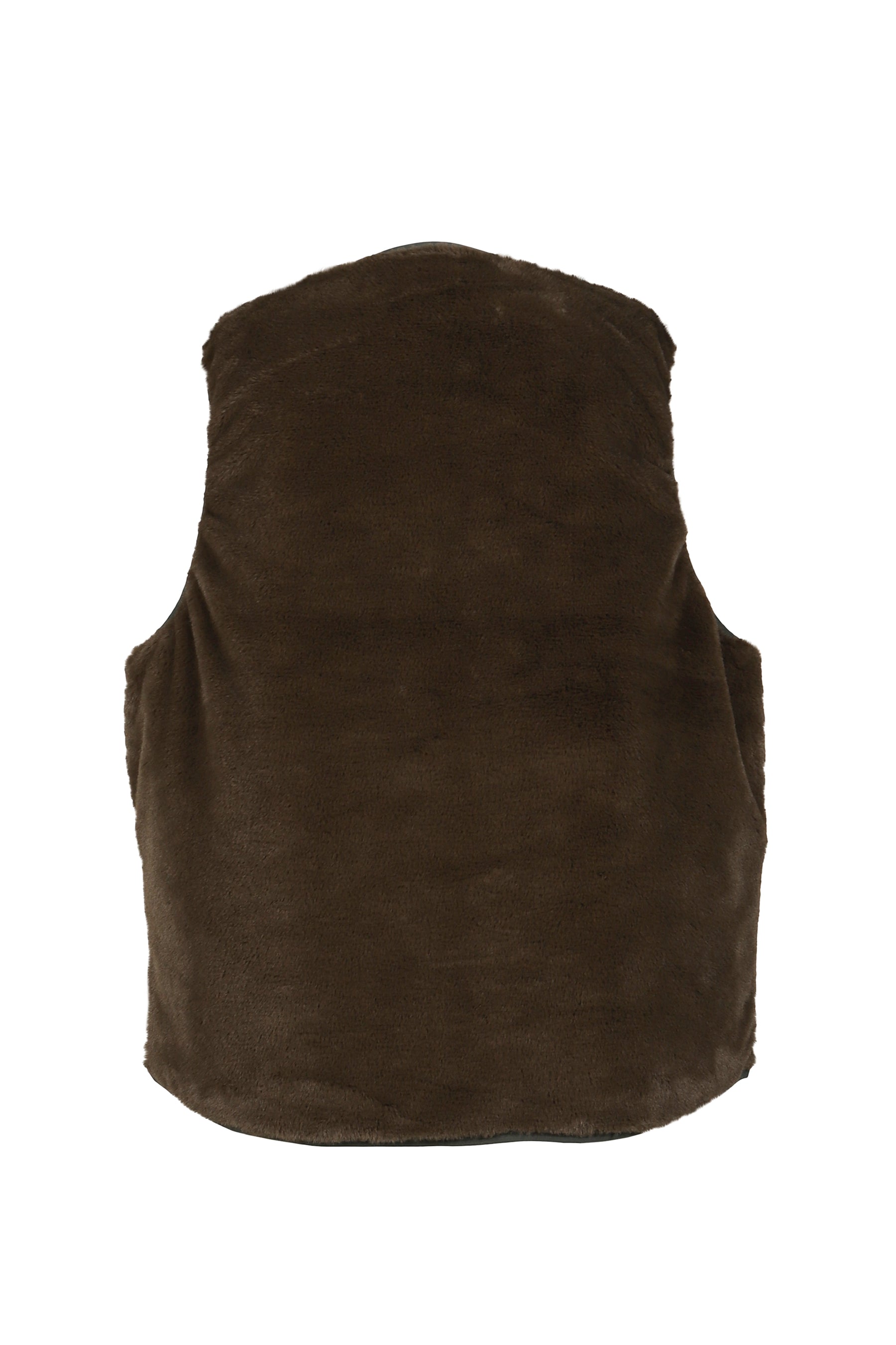 TECH REVERSIBLE BRITISH HUNTER FUR VEST / D.GRN
