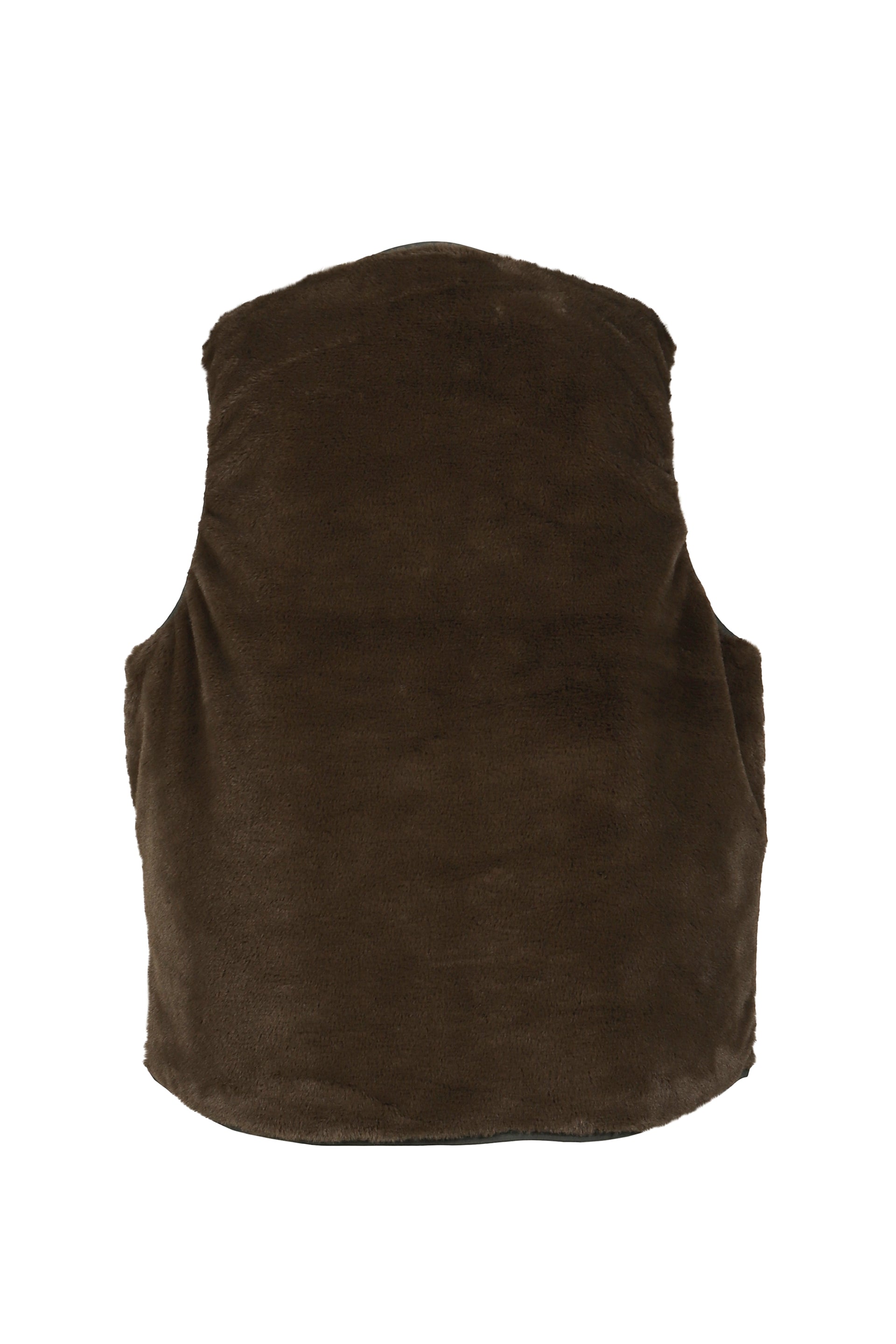 TECH REVERSIBLE BRITISH HUNTER FUR VEST / D.GRN