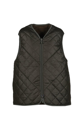 TECH REVERSIBLE BRITISH HUNTER FUR VEST / D.GRN