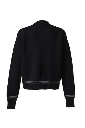 ROUNDNECK SWEATER / BLK