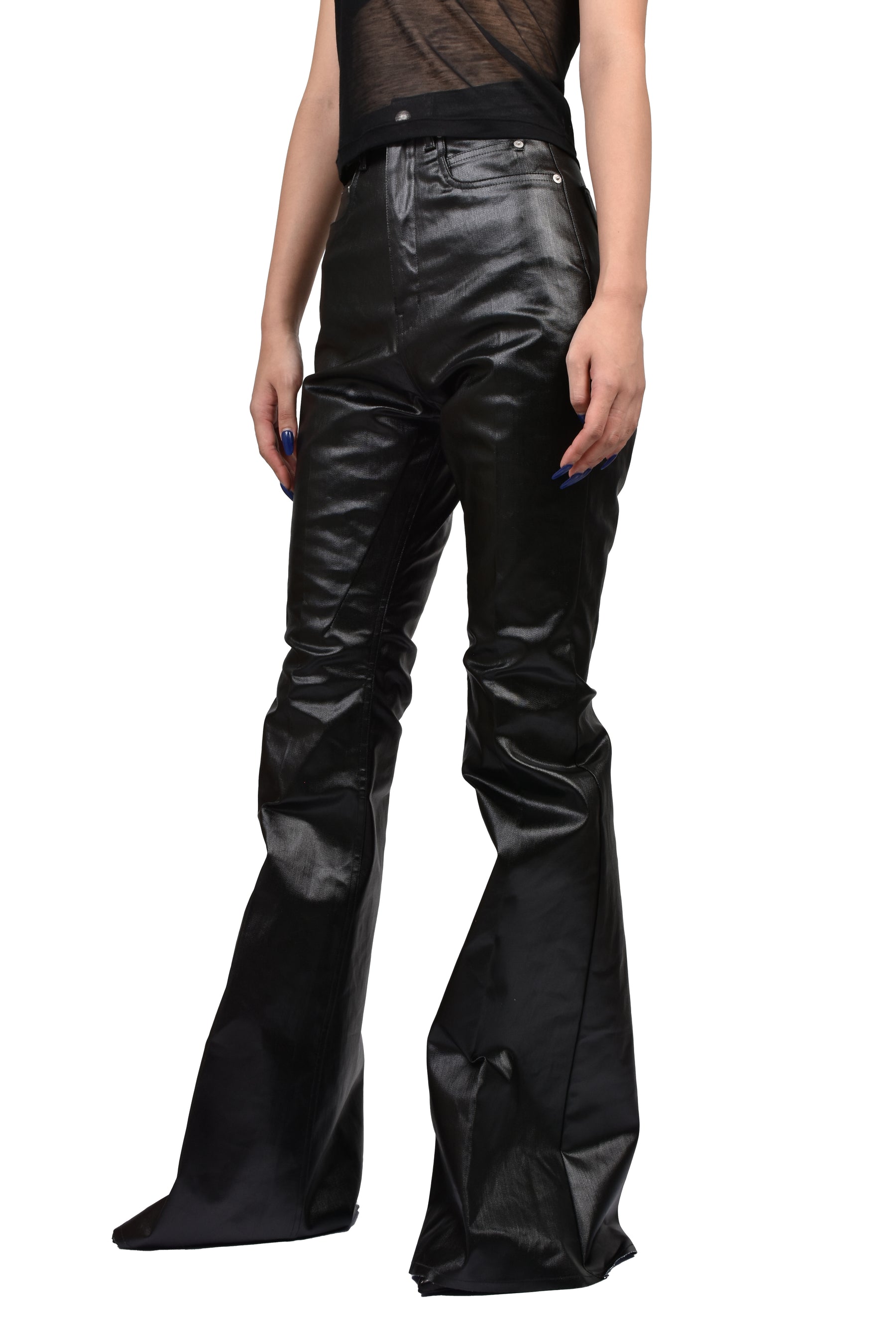 Rick Owens リックオウエンス SS25 BOLAN BOOTCUT / BLK - NUBIAN