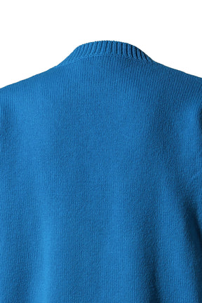 ROUNDNECK SWEATER / COBALT