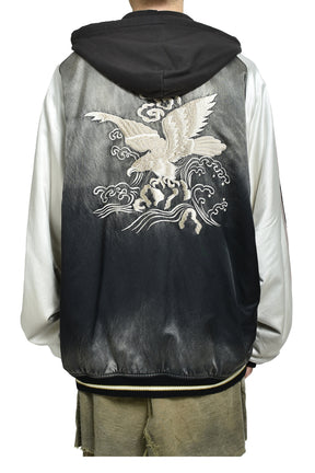 REVERSIBLE SOUVENIR JACKET / BLK