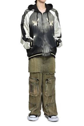 REVERSIBLE SOUVENIR JACKET / BLK