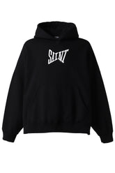 HOODIE/RIBON SAINT / BLK