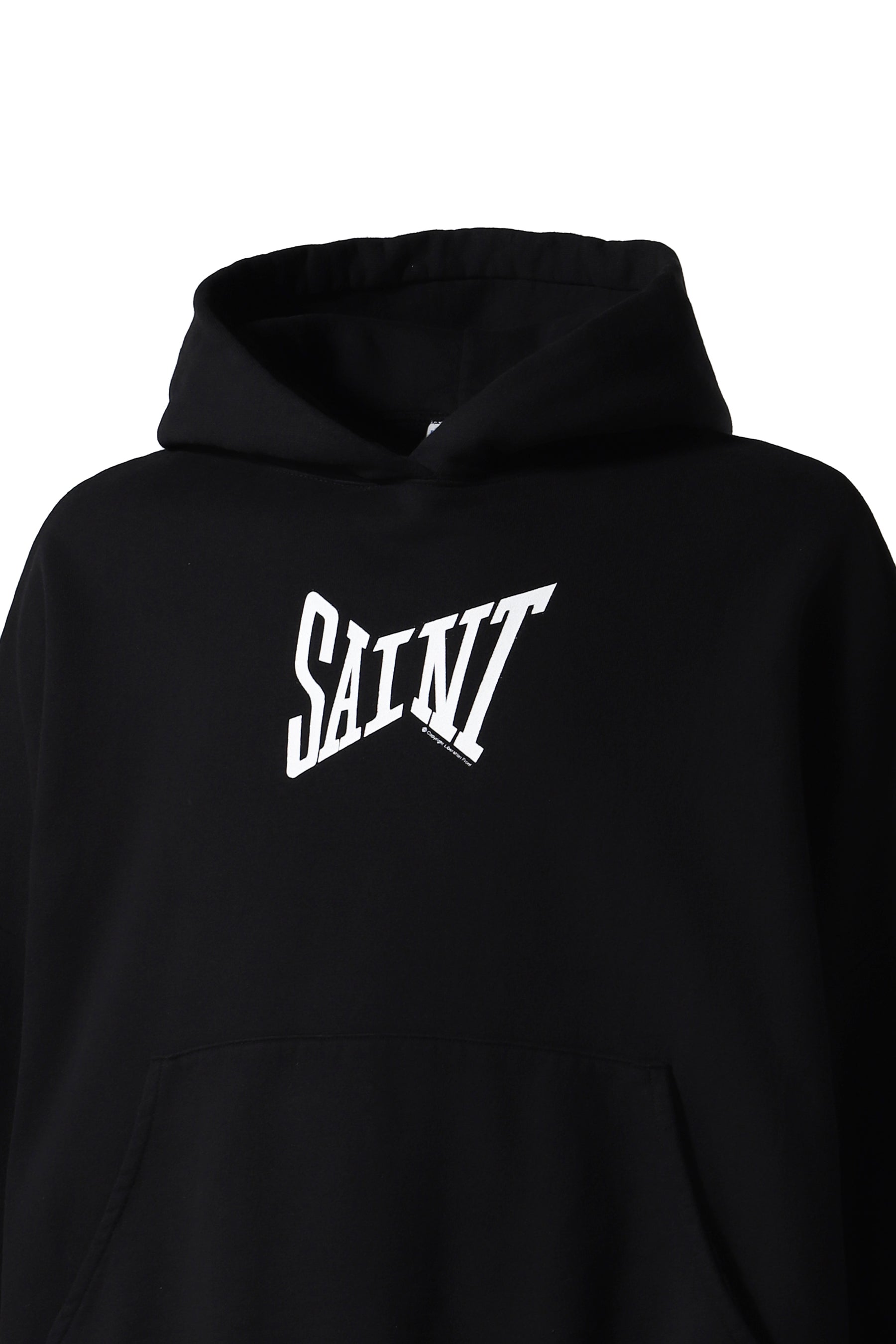 HOODIE/RIBON SAINT / BLK