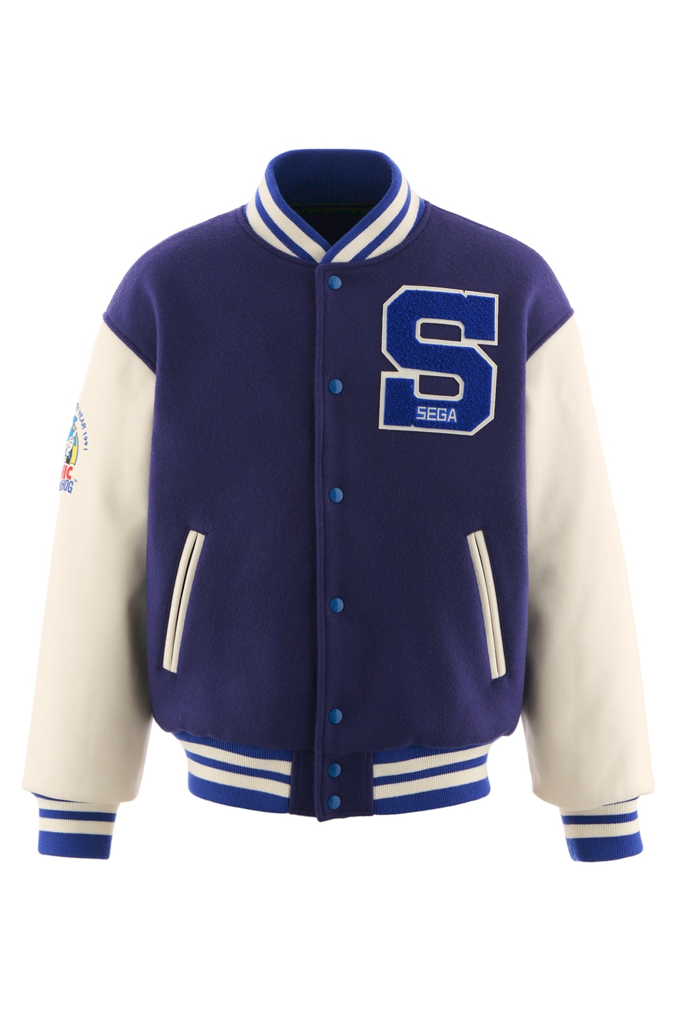 SG_VARSITY JKT/SAINT SEGA / BLU