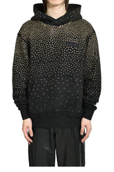 CRYSTAL AMIRI HOODIE / BLK