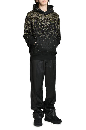 CRYSTAL AMIRI HOODIE / BLK