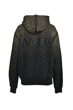 CRYSTAL AMIRI HOODIE / BLK