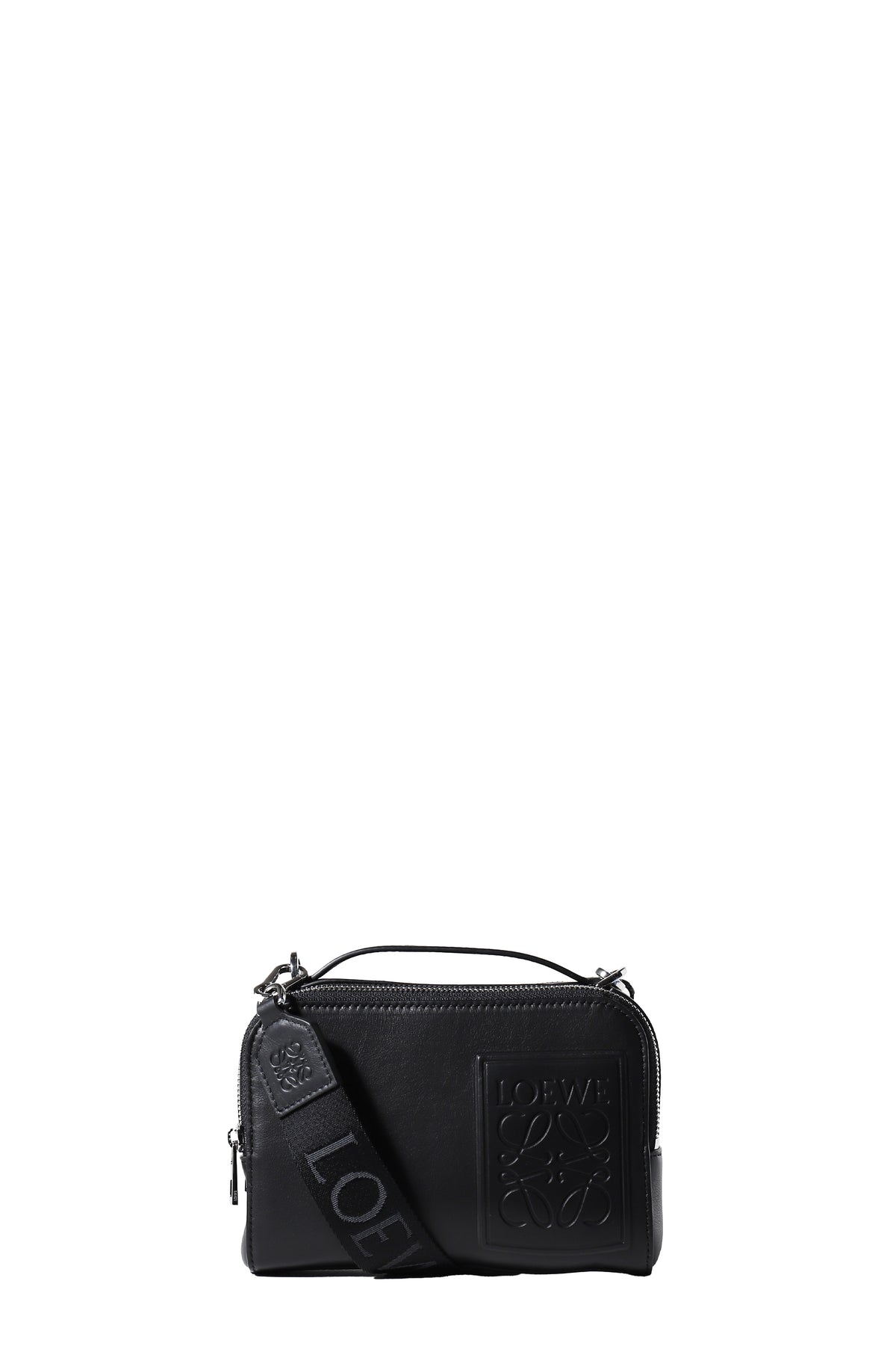 LOEWE PATCH NEW MINI CAMERA CROSSBODY / BLK