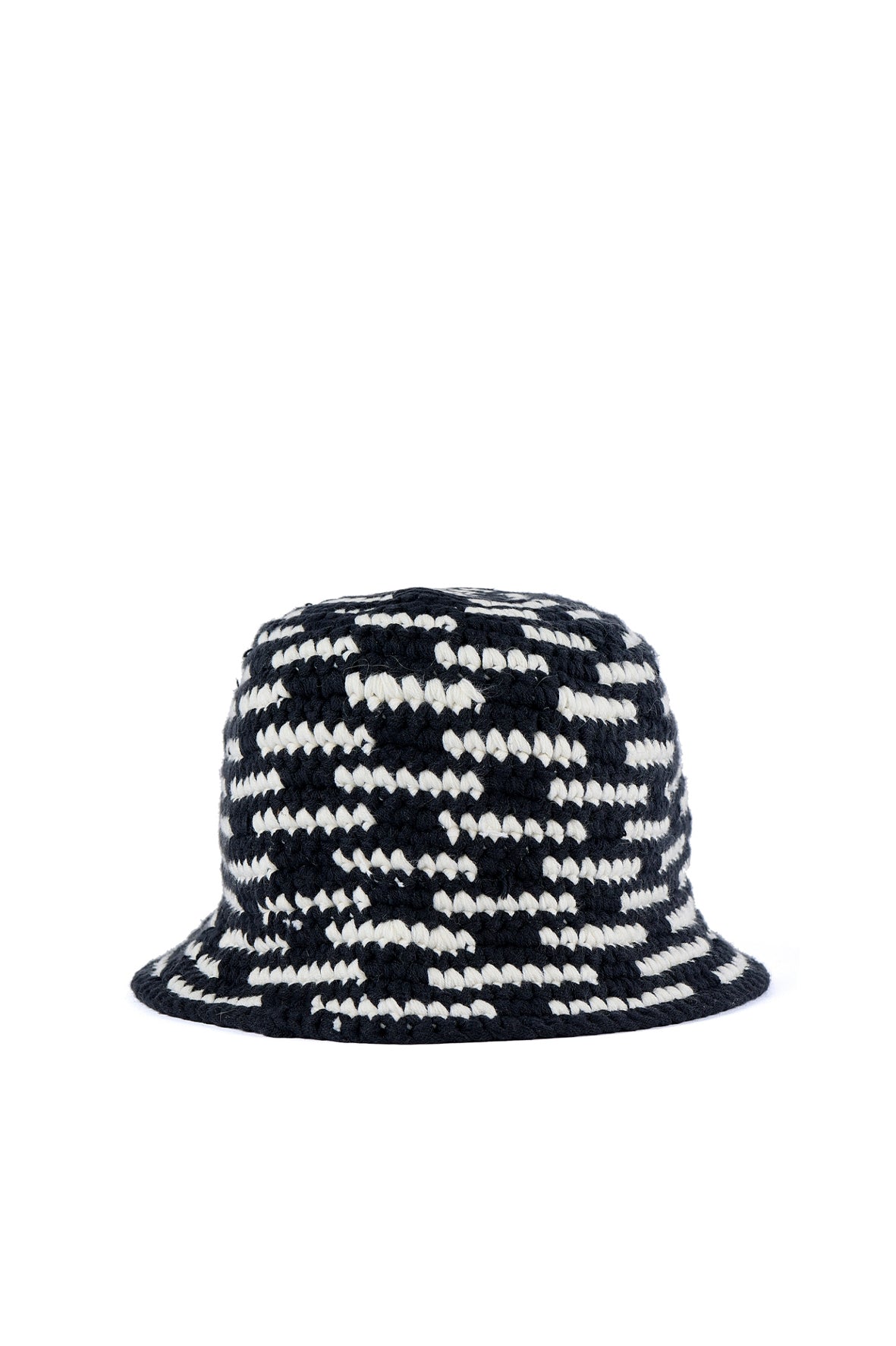 KNIT BUCKET HAT / BLK