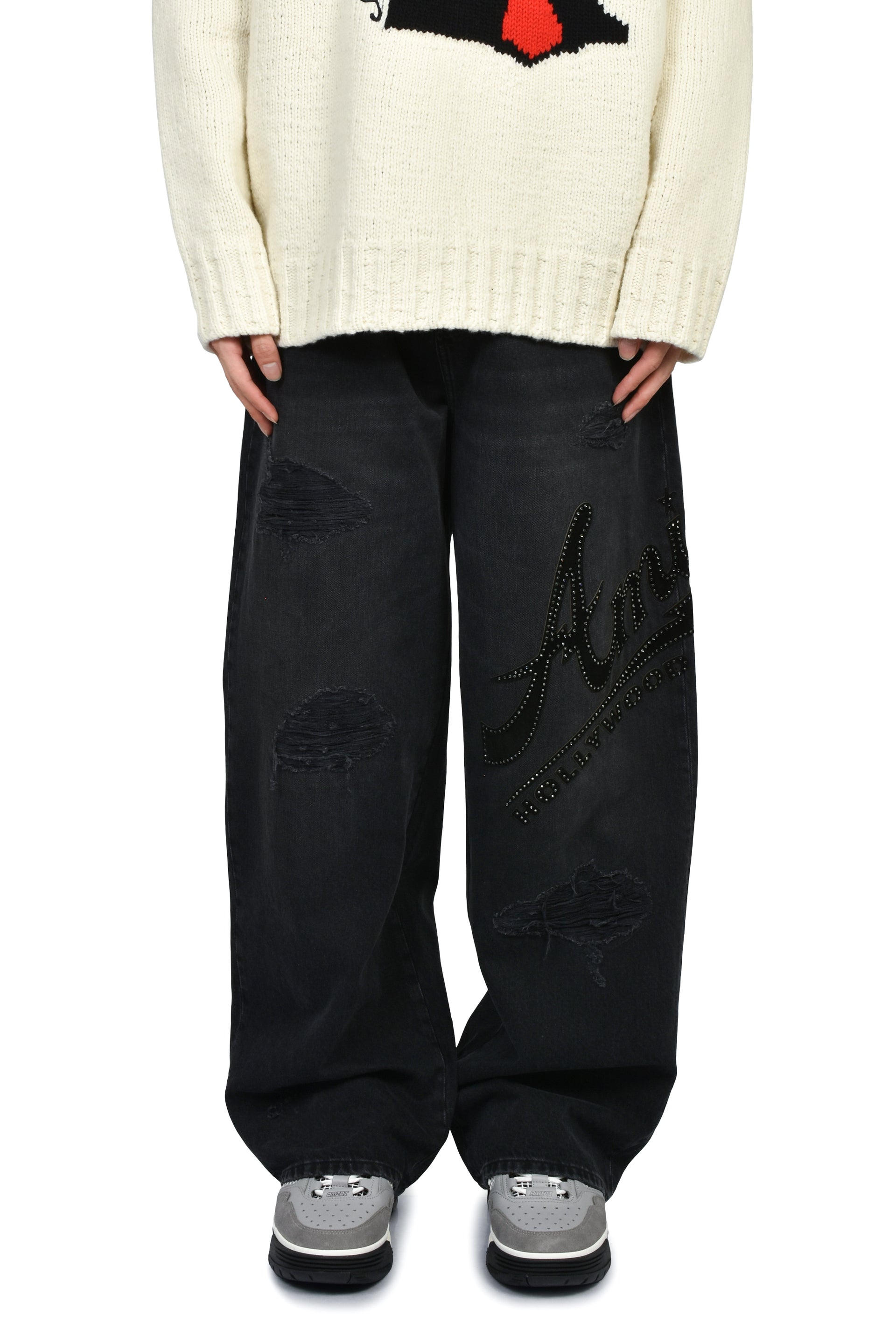 AMIRI HOLLYWOOD BAGGY JEAN / VINTAGE BLK