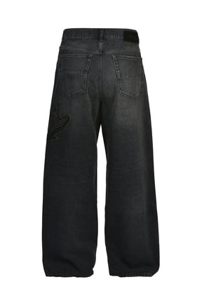 AMIRI HOLLYWOOD BAGGY JEAN / VINTAGE BLK