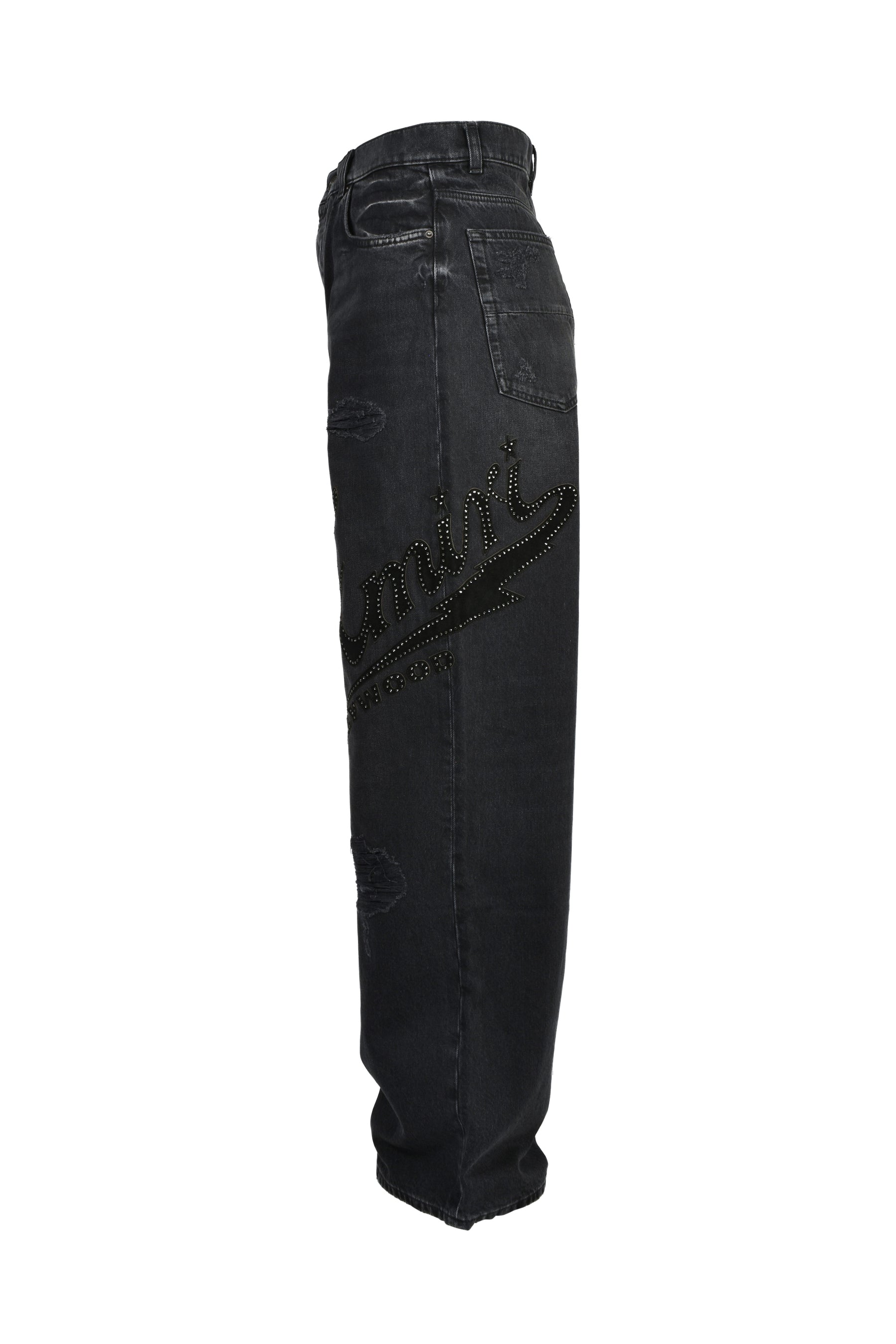 AMIRI HOLLYWOOD BAGGY JEAN / VINTAGE BLK