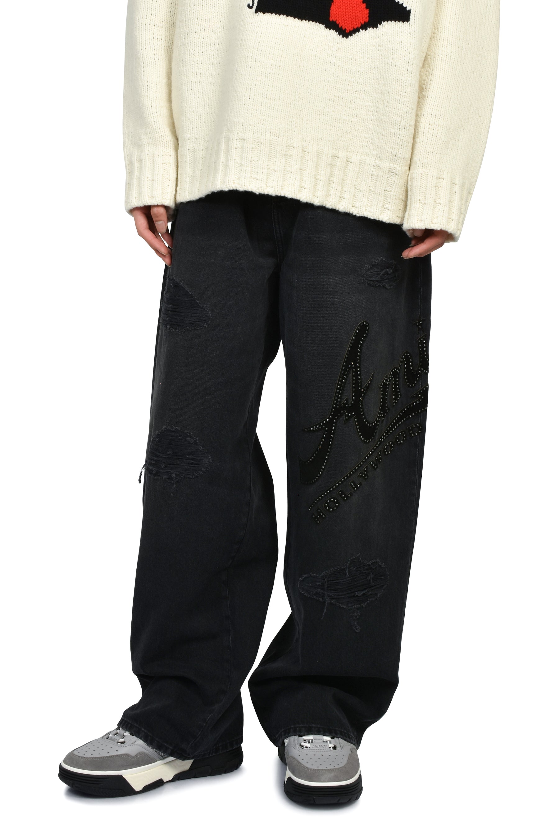 AMIRI HOLLYWOOD BAGGY JEAN / VINTAGE BLK