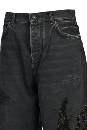 AMIRI HOLLYWOOD BAGGY JEAN / VINTAGE BLK