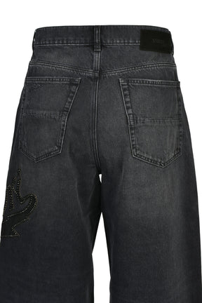 AMIRI HOLLYWOOD BAGGY JEAN / VINTAGE BLK