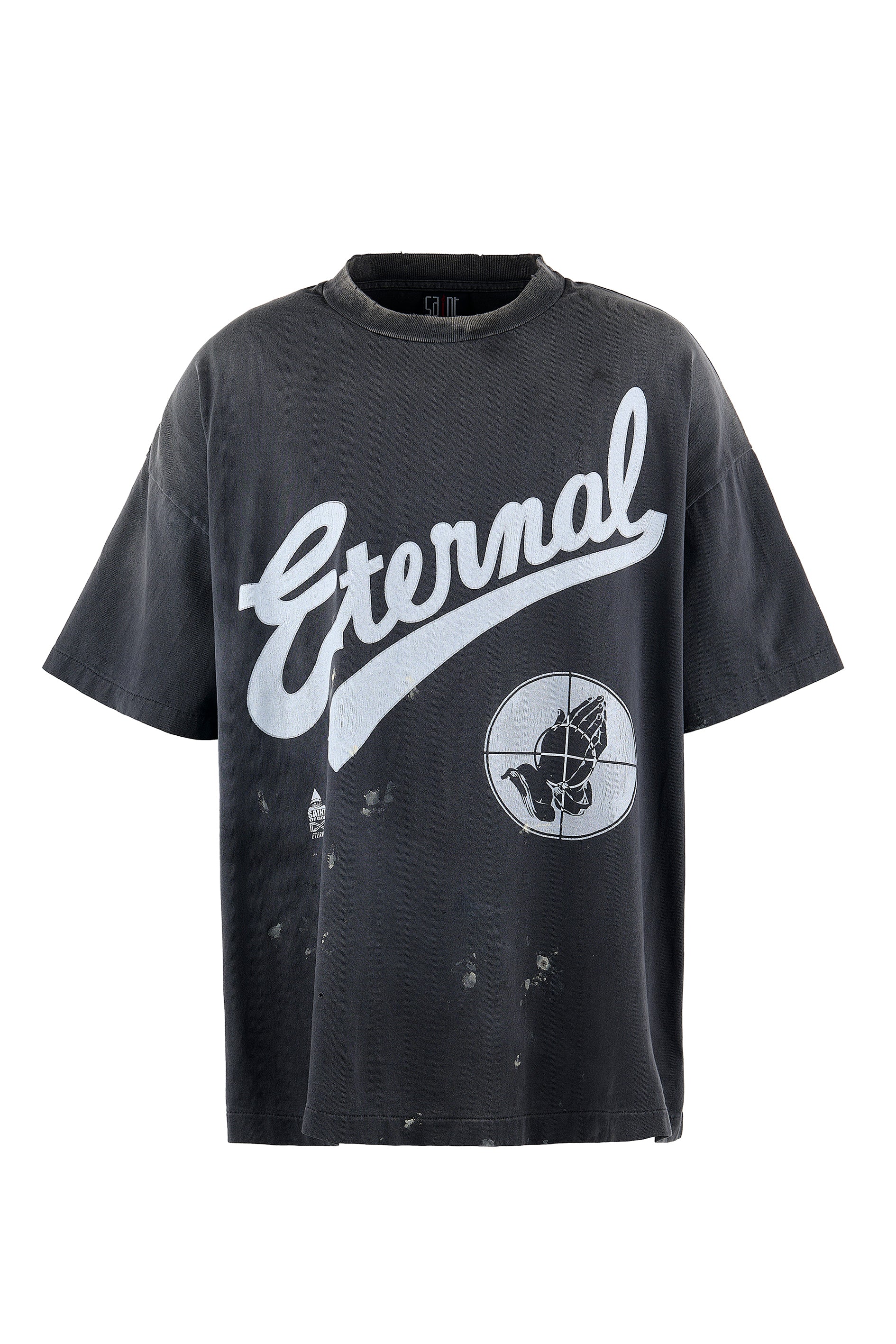 SAINT Mxxxxxx × FEAR OF GOD FG_SS TEE/SNT OF GOD / BLK