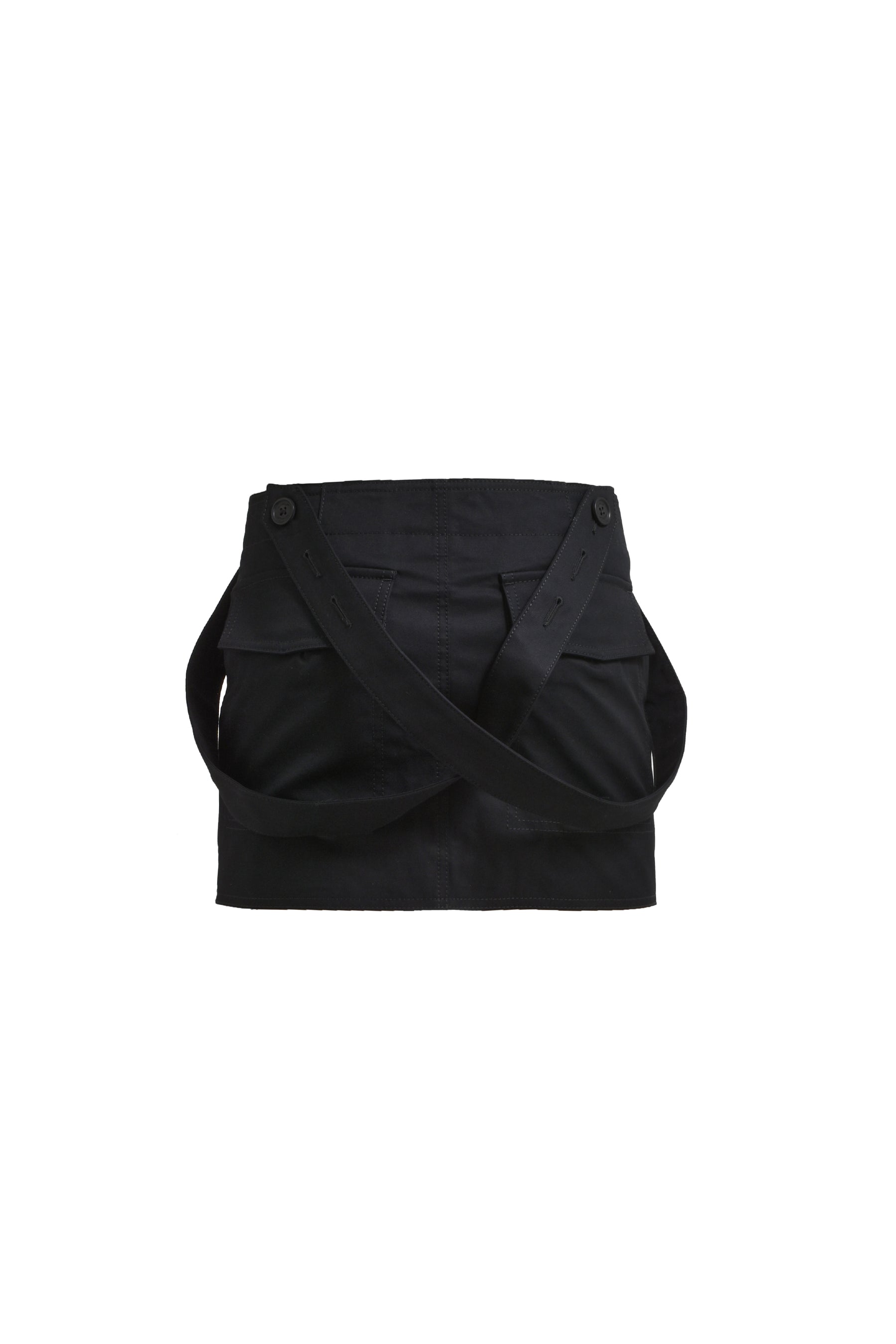 CO STRAPS CARGO MINI SKIRT / BLK