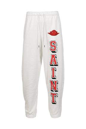 M J SM FLC PANT / WHT