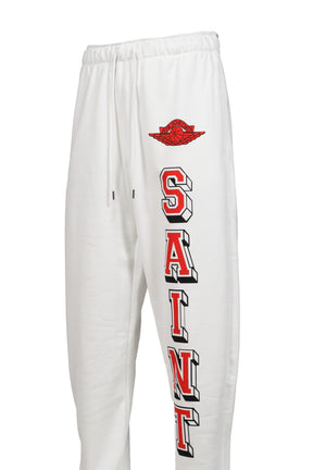 M J SM FLC PANT / WHT