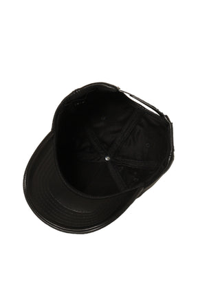 MA FULL LEATHER HAT / BLK
