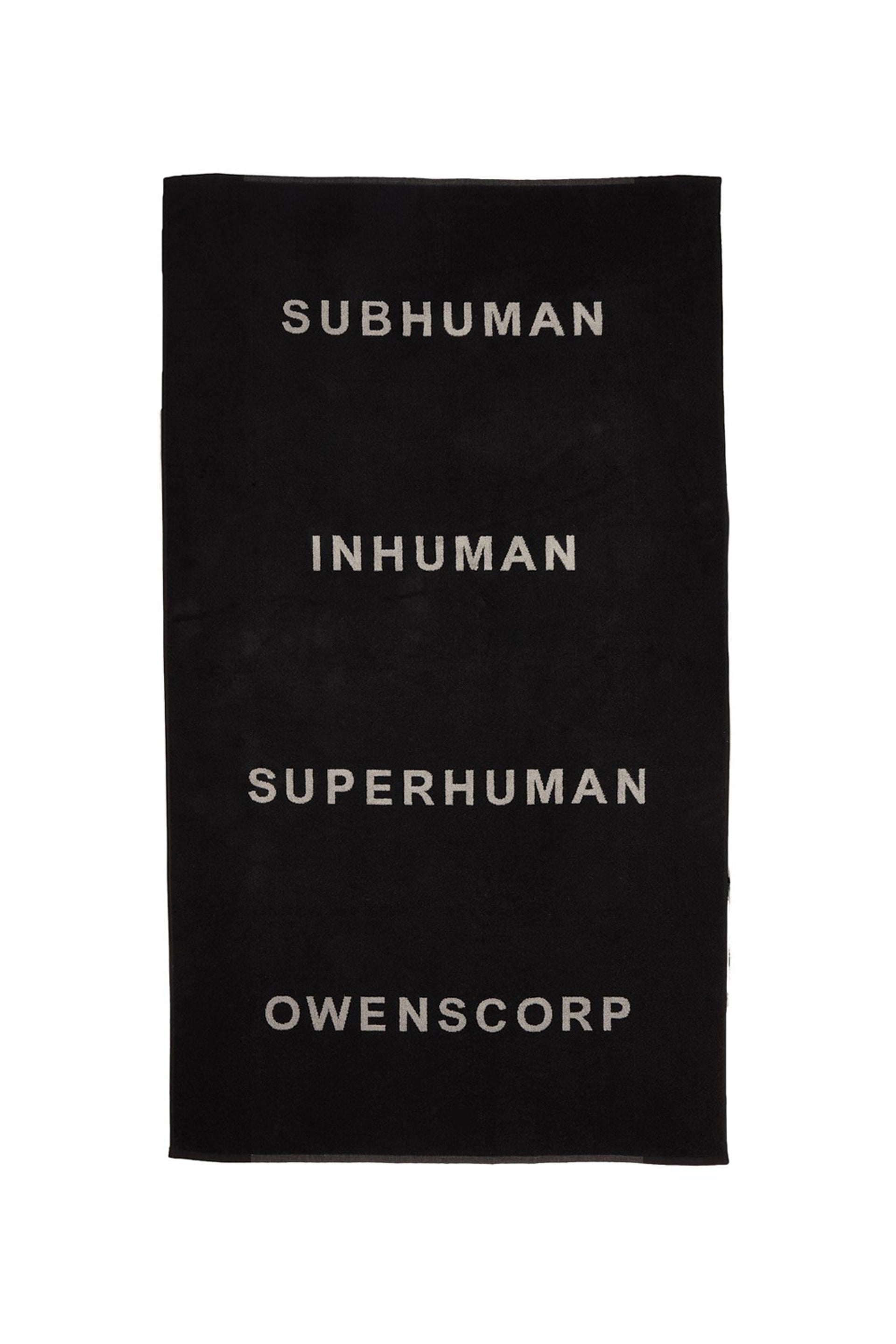 Rick Owens BEACH TOWEL / BLK