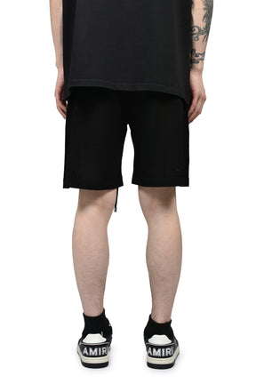 CHATEAU AMIRI CROCHET SHORT / BLK