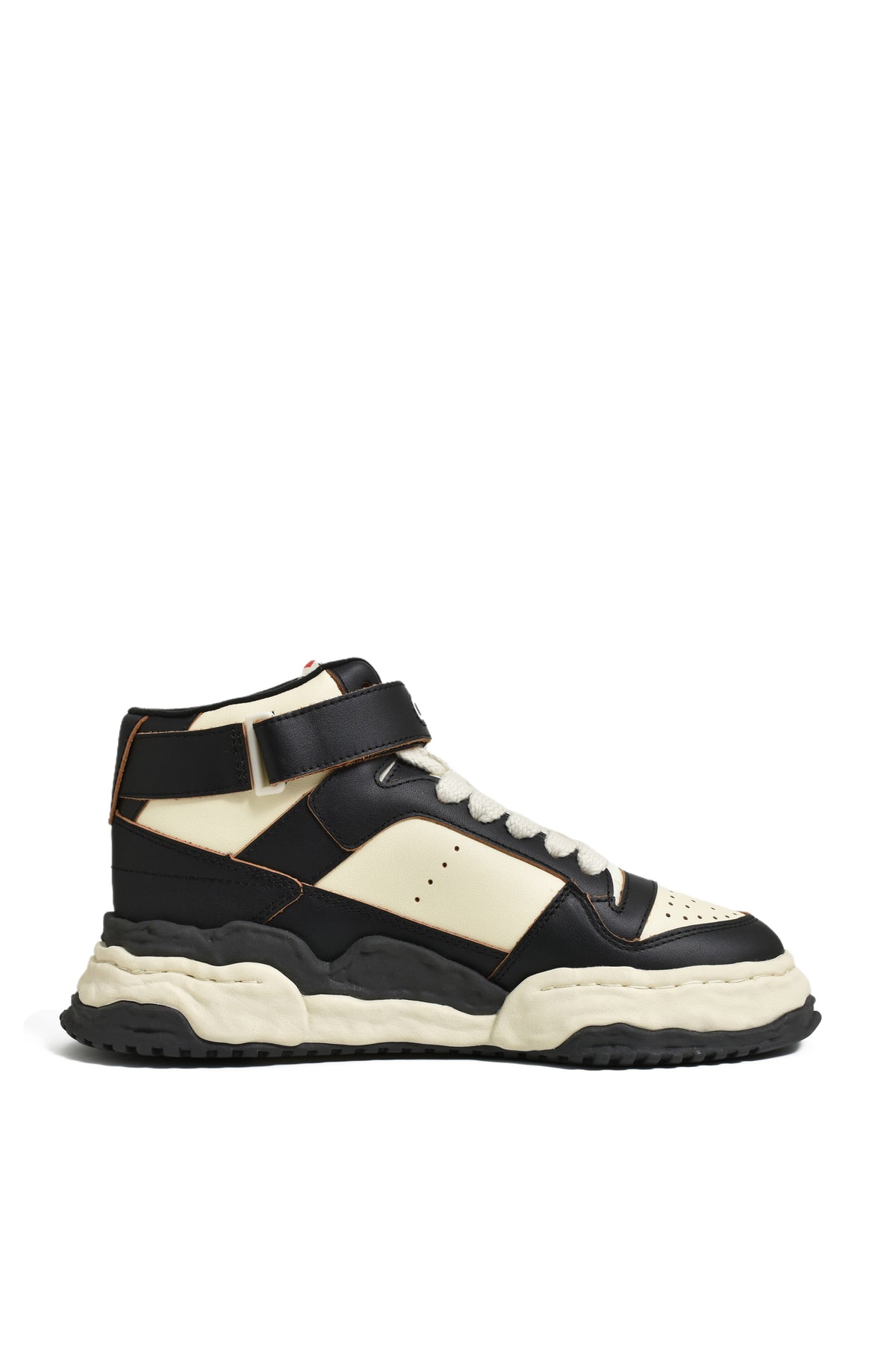 KEITH HIGH LEATHER / BLK WHT