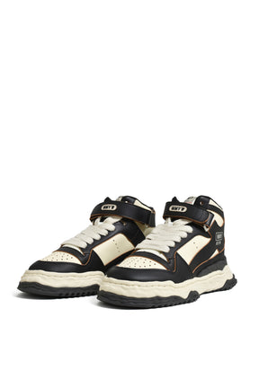 KEITH HIGH LEATHER / BLK WHT