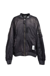 AGED FLIGHT JACKET / BLK