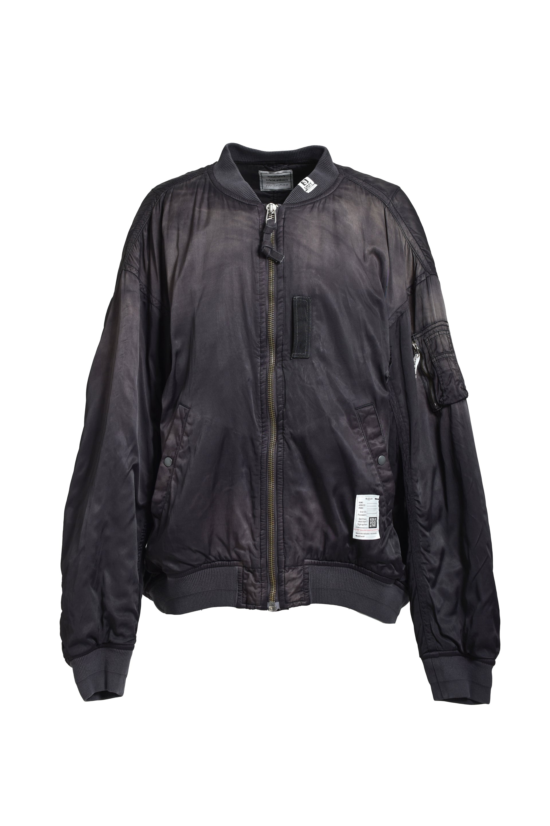 AGED FLIGHT JACKET / BLK