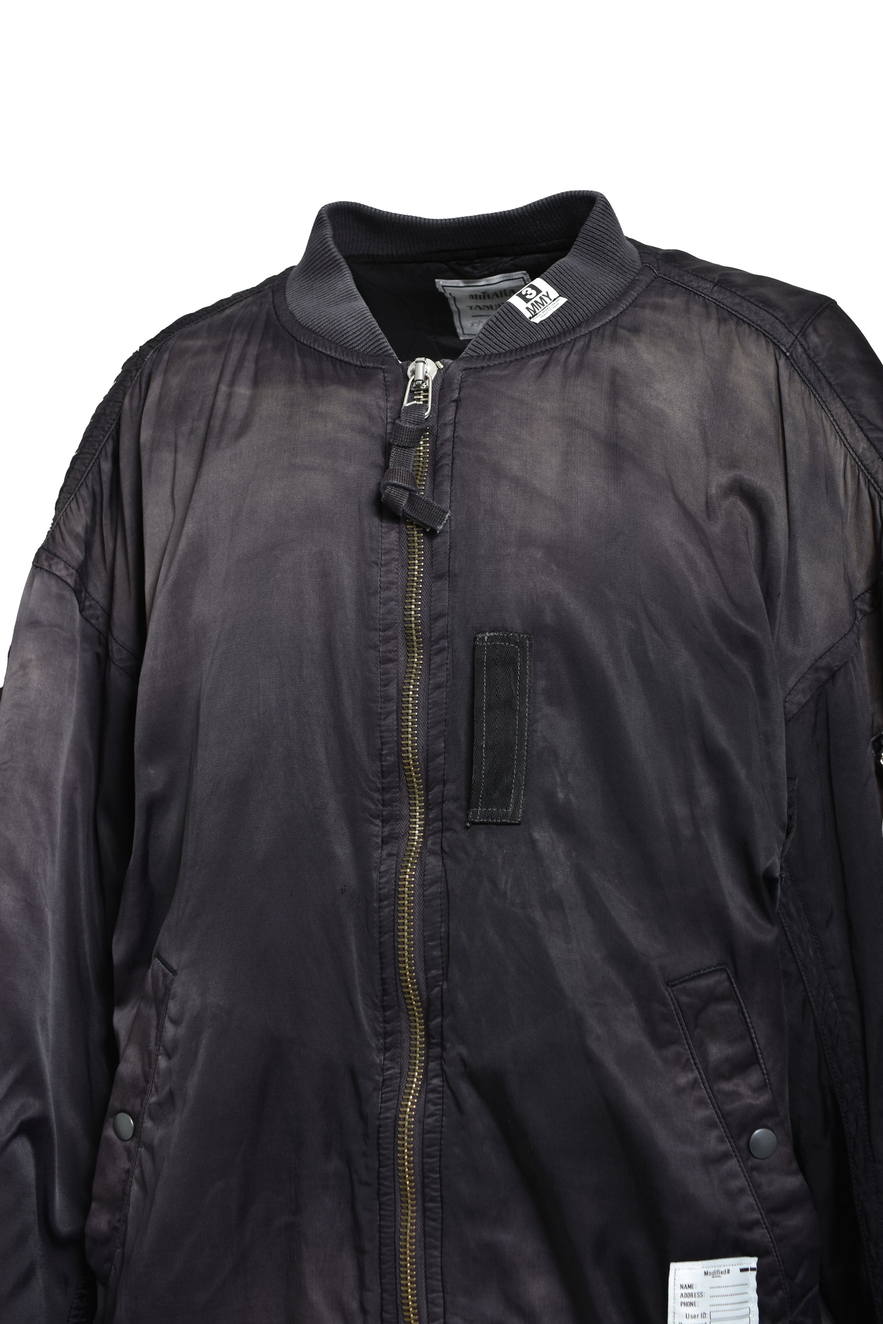 AGED FLIGHT JACKET / BLK