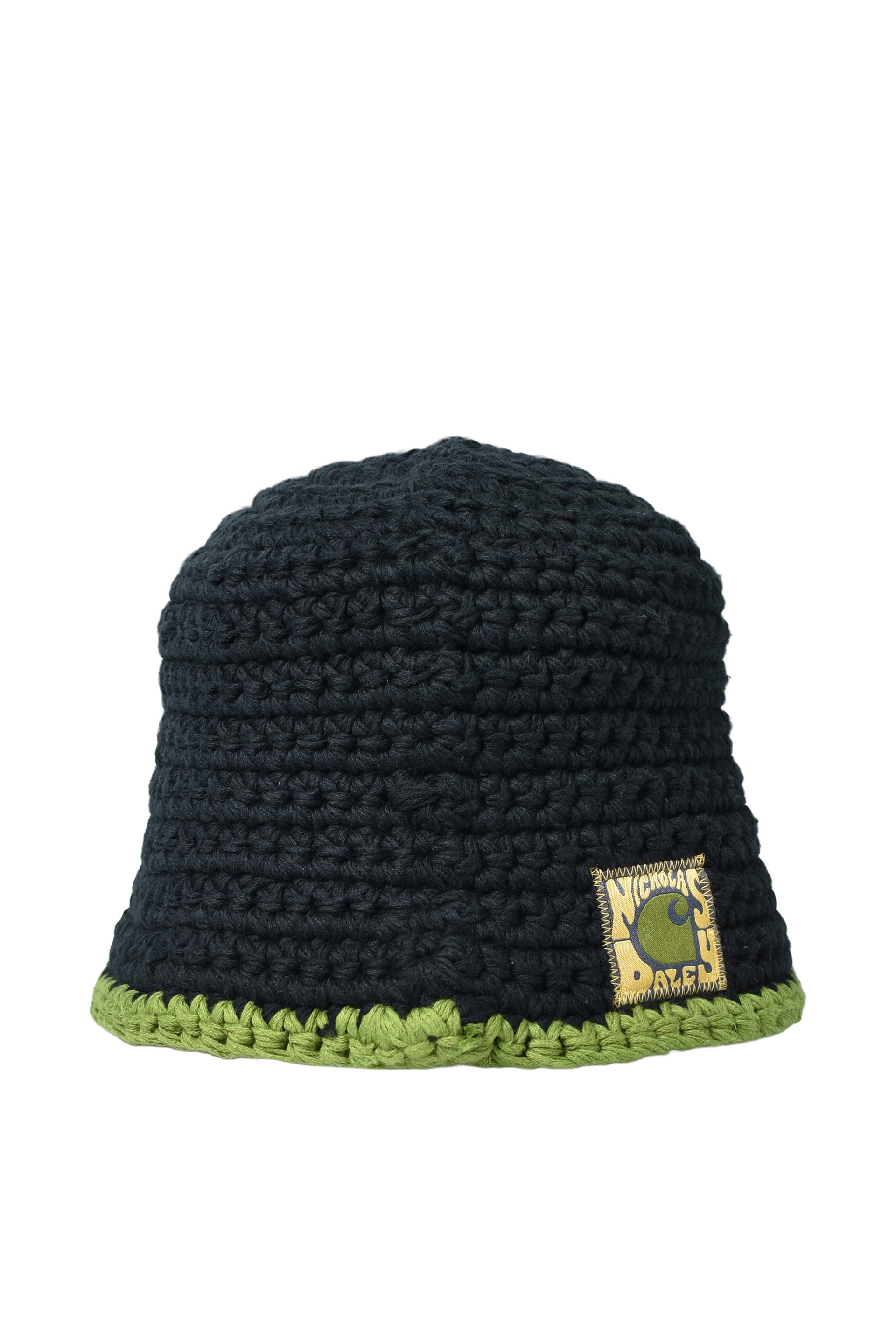KNITTED HAT / ND BLACK / BLACK / CEDAR GREEN