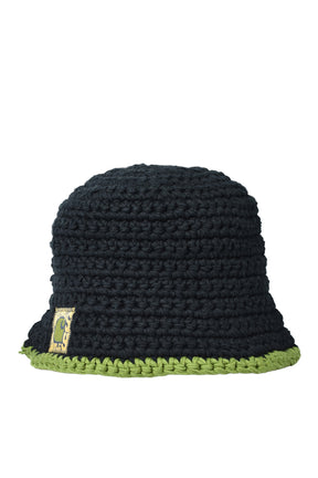 KNITTED HAT / ND BLACK / BLACK / CEDAR GREEN