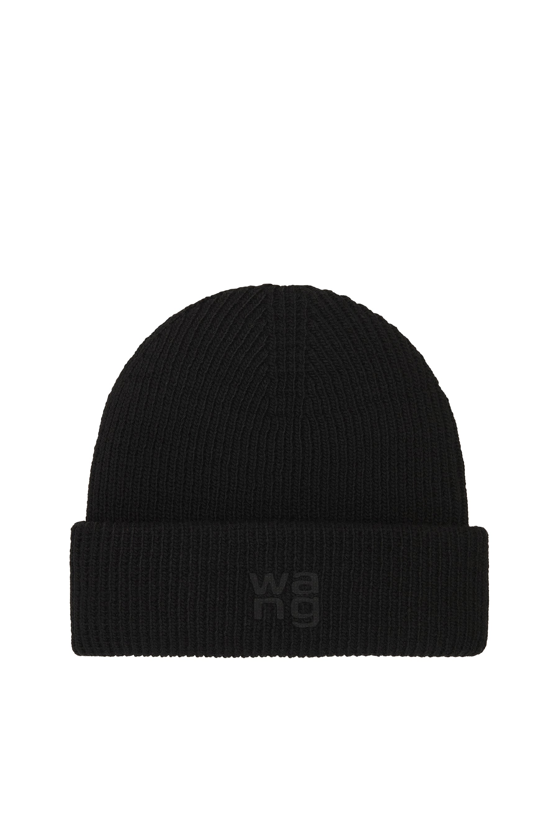 alexanderwang アレキサンダーワン FW23 DEBOSS BEANIE / BLK -NUBIAN