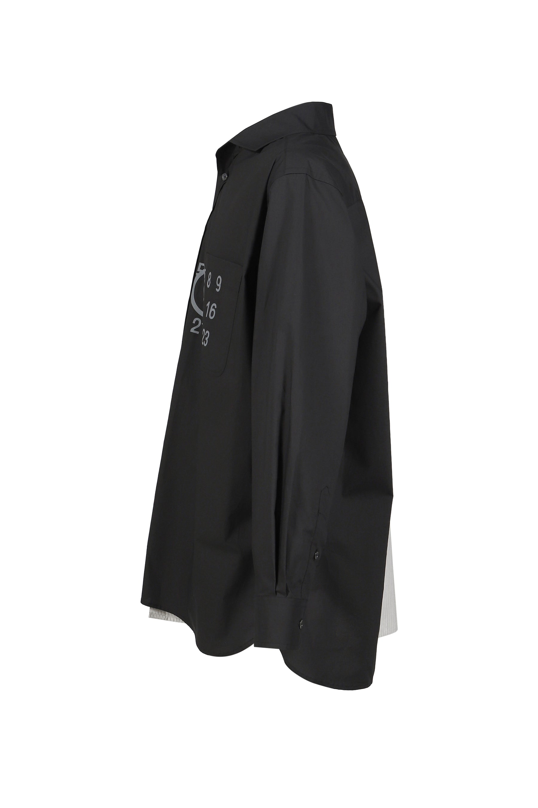 LONG-SLEEVED SHIRT / BLK