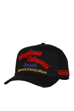 EMBROIDERED BASEBALL CAPS / NERO 