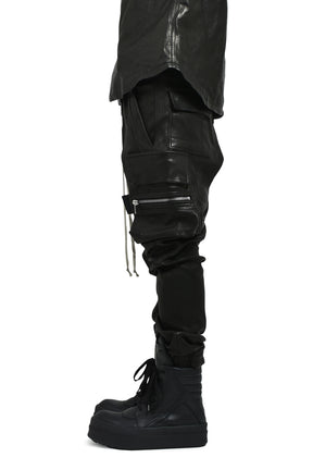 Rickowens　MASTODON CARGO / BLK 48 Rick Owens Drkshdw - MAStoDON CUT Cargo Pants | HBX