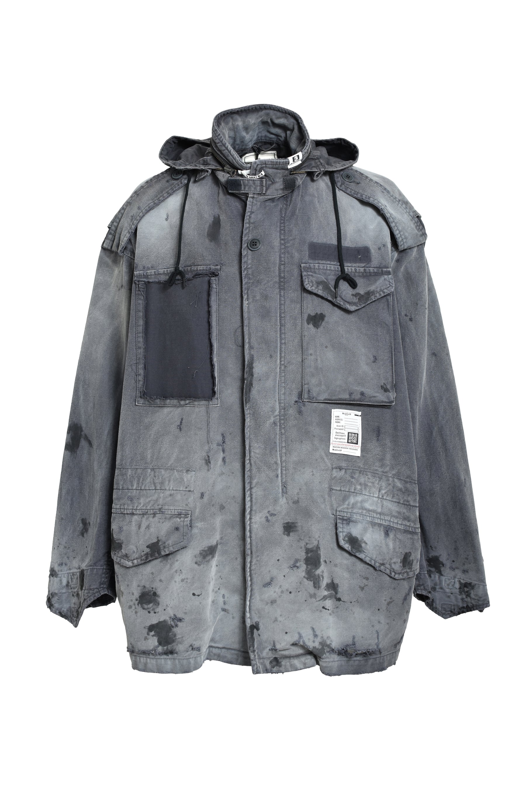 Maison MIHARA YASUHIRO メゾン ミハラヤスヒロ FW25 DISTRESSED M-65