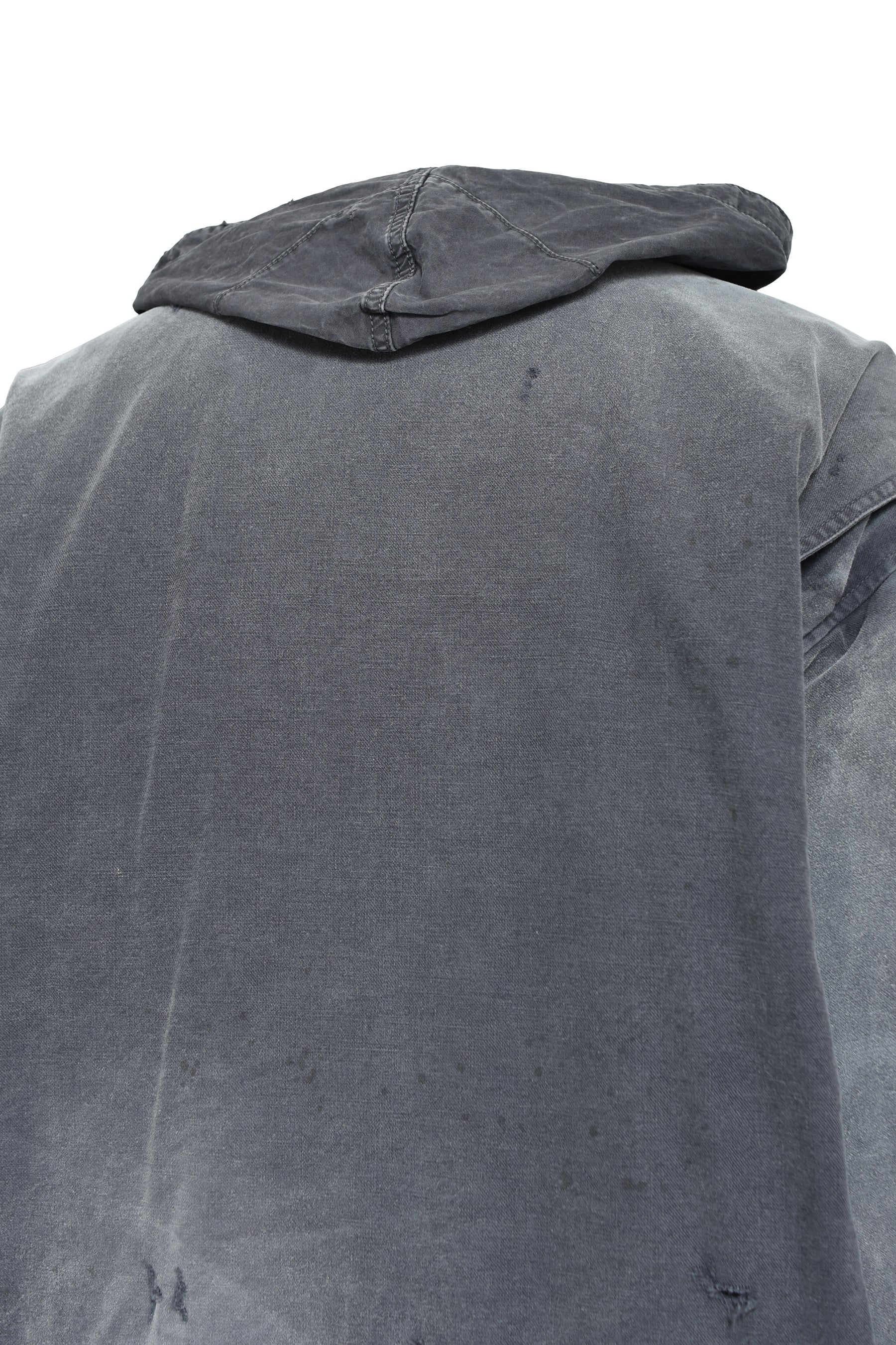 DISTRESSED M-65 JACKET / BLK