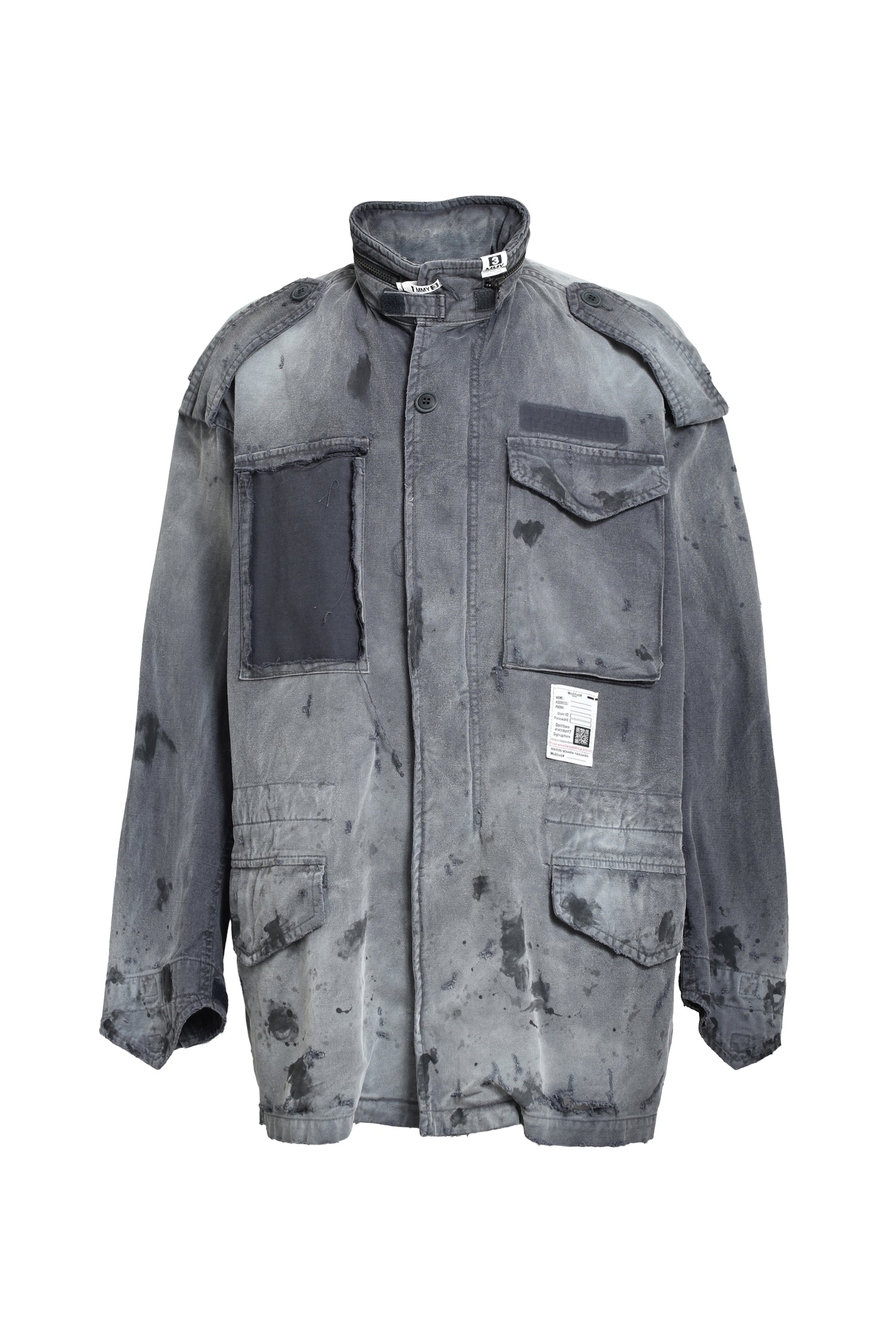 Maison MIHARA YASUHIRO メゾン ミハラヤスヒロ FW25 DISTRESSED M-65