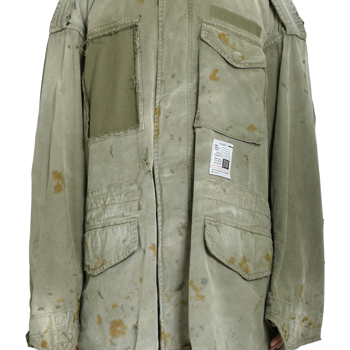 Maison MIHARA YASUHIRO メゾン ミハラヤスヒロ FW25 DISTRESSED M-65