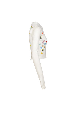 PRICE STICKER LONG SLEEVS TEE / WHT